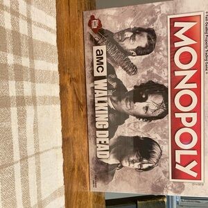 Monopoly The Walking Dead Board Game - Red and Gray